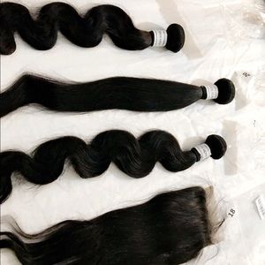 DeepWave,body wave,straight 100% humanhair bundles